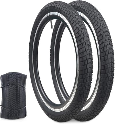 Twee 20 inch kinderfietsbanden 20 x 2.125 - Bergfietsbanden voor kinderen