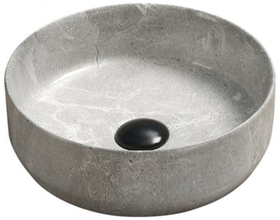 Mexen Felicia opbouw wastafel 39 x 39 cm, grijze steen - 21363962