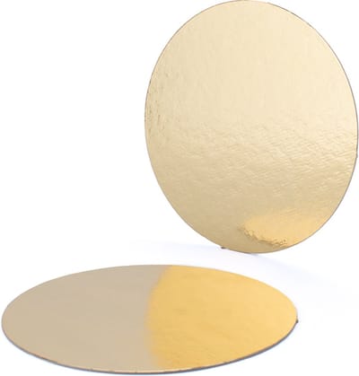 Cadeauverpakking - Rondellen - Rondel - Rond - Goud & Zilverkleurig - 11,5 centimeter Ø - 250 stuks (Diamantzakken apart verkrijgbaar)