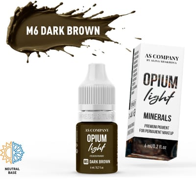 ASCompany Mineral M6 Dark Brown 6 ml – Brow Pigment