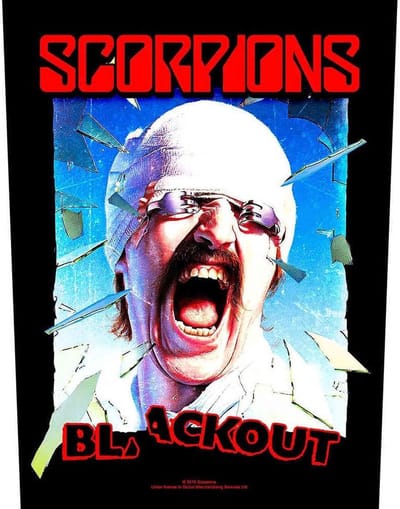 Scorpions - Blackout Rugpatch - Multicolours