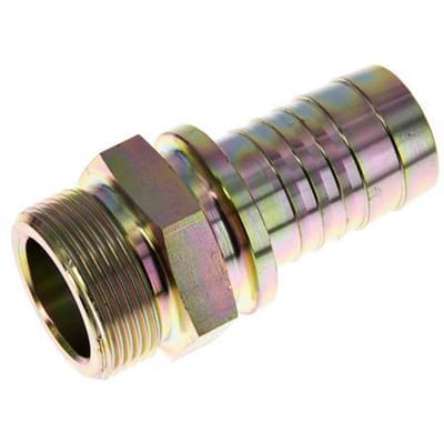 32 mm & G1-1/4'' Verzinkt Stalen Slangpilaar Buitendraad en Veiligheidskraag