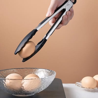 1 Stuk - Siliconen voedseltang - Antislip keukentang - Keukenaccessoires -  Barbecuetang - Broodtang - Salade Gereedschap