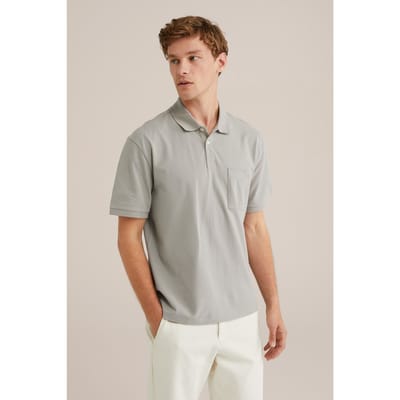 WE Fashion Polo Grey Taglia: S | Polo Outlet | Uomo | Grigio