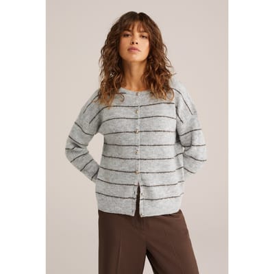 WE Fashion Knitted Cardigan Blended Light Grey Taglia: XL | Cardigan Outlet | Donna | Grigio