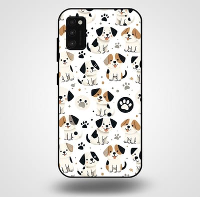 Smartphonica Telefoonhoesje voor Samsung Galaxy A41 met honden opdruk - TPU backcover case honden design geschikt voor Samsung Galaxy A41