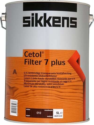 Sikkens Cetol Filter 7 Plus - 010 - Noten - 5 l - 16 m²/l