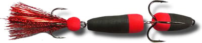 Mandala Foamshad Rood-Zwart Dressuurdoorbrekend Kunstaas Beste Snoekbaars Shad Baars Snoek Jigging