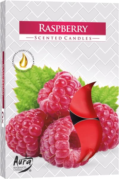 Theelichtjes Framboos - Geurend - 2 X doos - cadeau - Paraffine