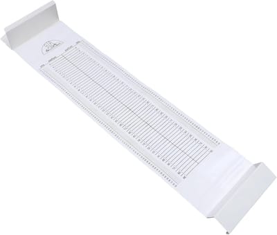 Baby Meetlat - Groeimeter Kinderen - Groei Meten - Wasbaar Ontwerp - 134 cm - Wit
