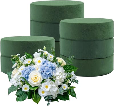 Pack van 8 Bloemschuim Sponzen 18 x 4 cm - Groene Schuim voor Bloemstukken - Creatief Schuim voor Arrangementen en Ambachten