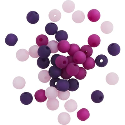 Polaris kraalmix, 6mm - Paars