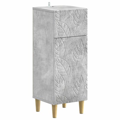 vidaXL - Badkamer - Opbergkast - DELFT - Betongrijs - 30 - x - 31 - x - 80 - cm