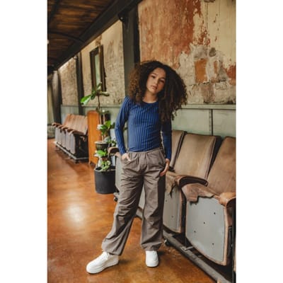 LOOXS 10sixteen Meisjes broek - Maat 128 in de kleur Bruin van 100% cotton - 2431-5610-438
