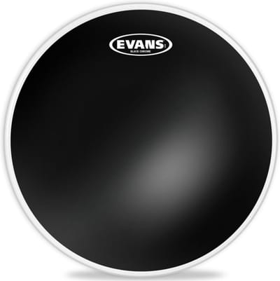 Evans zwart Chrome TT08CHR, 8", Tom Batter - Tom vel