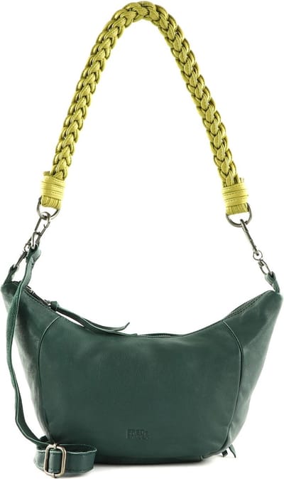 FREDsBRUDER Leren Schoudertas Nida Shoulderbag Eden Green Groen