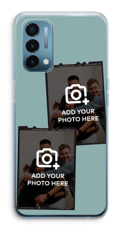 Gepersonaliseerd - Case Company® - Hoesje geschikt voor OnePlus Nord N200 5G hoesje - Polaroid Zwart - Soft Cover Telefoonhoesje - Bescherming aan alle Kanten en Schermrand