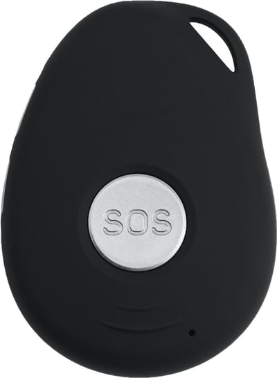 LifeWatcher SOS Button Pro zonder laadstation – Valdetectie & 4G Noodknop met GPS – Spatwaterdicht & App
