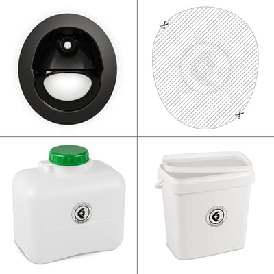 Duurzaam Composttoilet Bouwpakket voor Doe-Het-Zelfers - Hygiënisch en Aanpasbaar