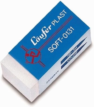 Zachte Transparante Gum voor Potlood en Kleurpotlood - Papiervriendelijk Wissen