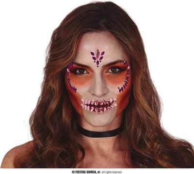 Fiestas Guirca - Plakdiamantjes Lilac Skull (per set)
