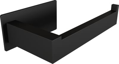 Waal Toiletrolhouder - wc rolhouder - RVS - Zelfklevend - zonder boren - Zwart