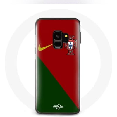 Coque - Nike - Samsung Galaxy S9 - Souple - Maillot Portugal - Blanc