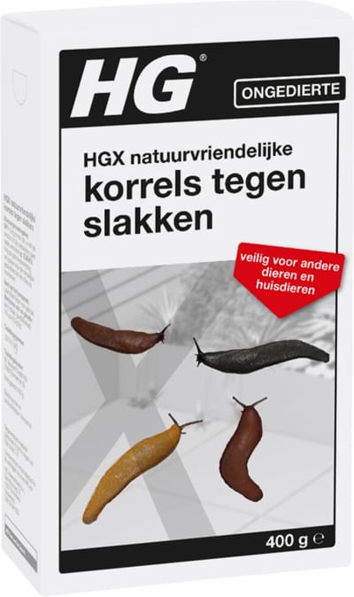 HG X Natuurvriendelijke Korrels Tegen Slakken - 6 x 400 gr - Voordeelverpakking