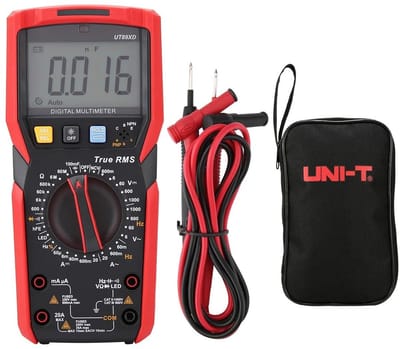 Professionele Digitale Multimeter True RMS - Spanningstester Volt Ampère Frequentie Temperatuur