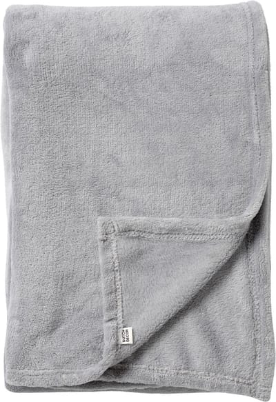 Dutch Decor - OWEN - plaid 130x160 cm - coral fleece deken - heerlijk zacht - Micro Chip - grijs