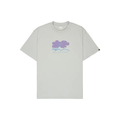 Quiksilver Structured Flower T-shirt Met Korte Mouwen Blauw S Man