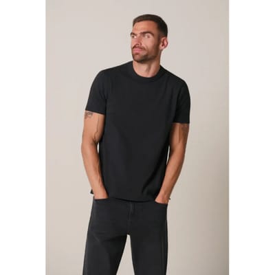 Profuomo Ppxt30001a t-shirt crew neck short sleeve black