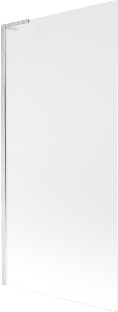 Mexen Next L douchewand 1-delig 90 x 150 , matglas, geborsteld nikkel - 895-090-000-03-30-97