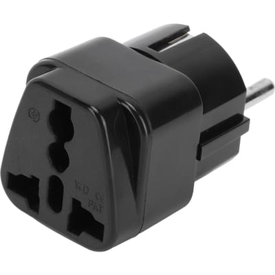 Adaptateur de prise convertisseur de puissance 10A Europe Prise de voyage Adaptateur Prise de conversion