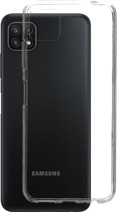 Mobiparts hoesje geschikt voor Samsung Galaxy A22 5G - Zacht TPU - Schokabsorberend TPU - Grip Coating - Transparant