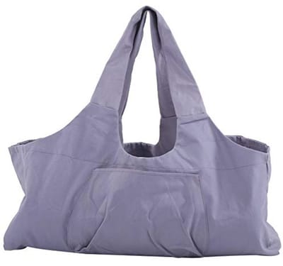 SnelShoppen - Culnflun Yogatas, Paarse Oversized Sporttas voor Fitnesskleding, Lichtgewicht Canvasmateriaal, Ideaal voor Reizen en Sportactiviteiten
