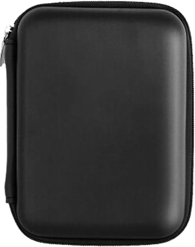 Opbergdoos - Beschermhoes - Harde Beschermhoes - draagtas - Waterbestendig - Stootvast - Voor de Bluetooth/bedrade hoofdtelefoon/telefoon accessoires/Horloge/datakabel - 18*12*6 CM - zwart - EVA