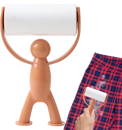 Pluisrol Kleding - Lijmroller Stof - Kleding Reinigen - Verbeterde Verwijdering - 1 Stuk - Groen