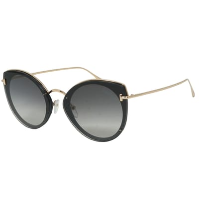 Tom Ford Jess FT0683 01B Rosegouden zonnebril