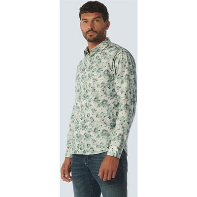 No Excess Shirt Stretch Allover Printed Pacific Maat: XL | Casual Overhemden Outlet | Heren