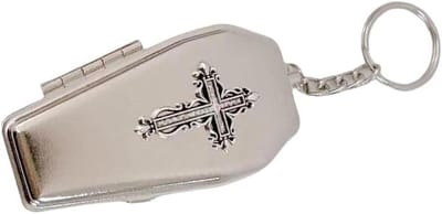Kistje Hanger - Gothic Accessoire - Stijl Verfraaien - Gedetailleerd Gravure - 7x4x1.8 cm - Metaal