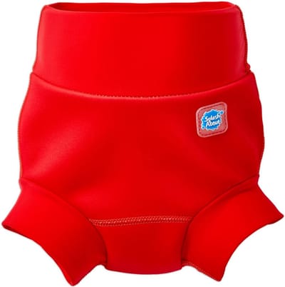 Comfortabele zwemluier voor baby's en peuters, 3-6 maanden, Red