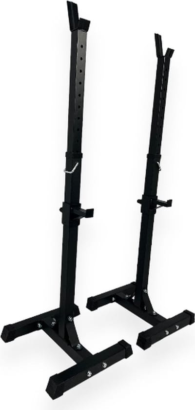 Padisport bar holder - halter opbergrek - haltersteunen voor lange halters - halterrek - half rack - squat rek