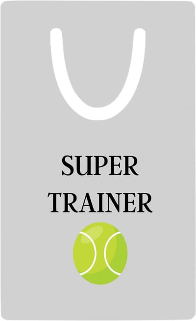 Hacebo® - Tennis met eigen naam metalen boekenlegger - Tennis - Tennisser - Sport Bladwijzer boekenleggers - 7.6 cm x 5cm