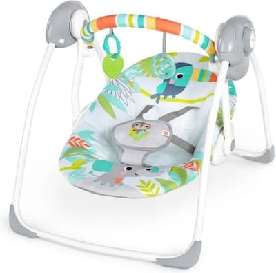 INGENUITY Compacte draagbare schommel Rainforest Vibes ™ TrueSpeed ™