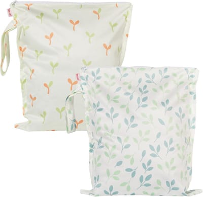 2x Waterdichte Nat-Droog Tas Herbruikbaar - Ideaal voor Luiers, Zwemkleding & Gymkleding