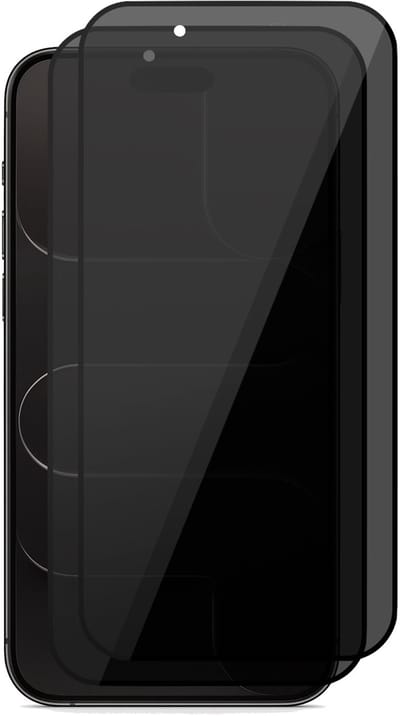 Privacy Screenprotector geschikt voor iPhone 17 Air - 2x Volledig Dekkend Glas Screen Protector