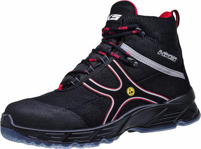 HKS K5 CA S3 werkschoenen - veiligheidsschoenen - safety shoes - heren - breed model - hoog model - lichtgewicht - Vegan - zwart - maat 40
