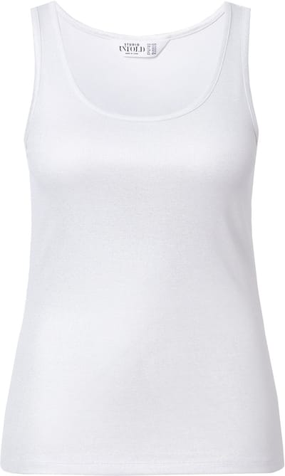 Studio Untold - Dames - Ribtop slim shape glanseffect - Zilver - Maat 58+