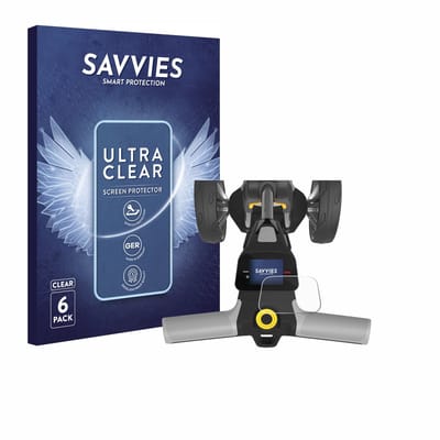Savvies - Screenprotector voor PowaKaddy CT6 GPS - Folie Beschermfolie transparant 6 Stuks